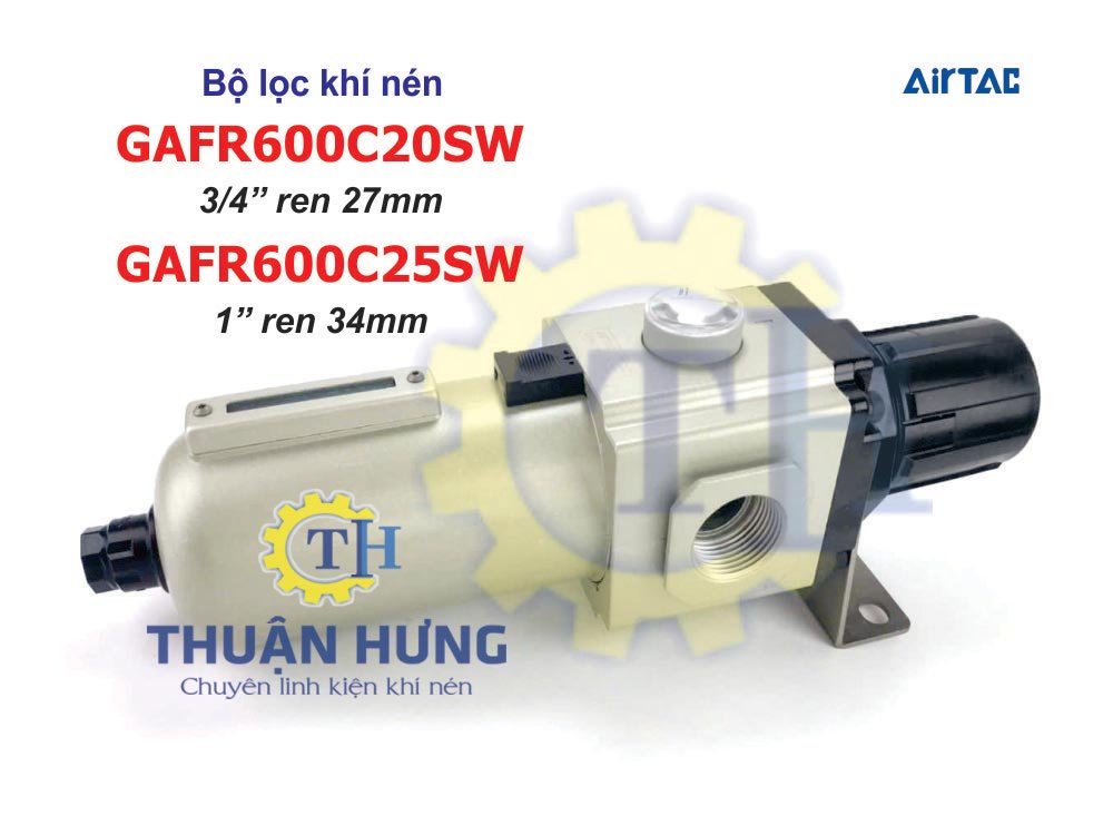 cong-ra-bo-loc-khi-nen-airtac-gafr600C20sw-gafr600c25sw Cổng ra bộ lọc khí nén Airtac GAFR600C20SW - GAFR600C25SW