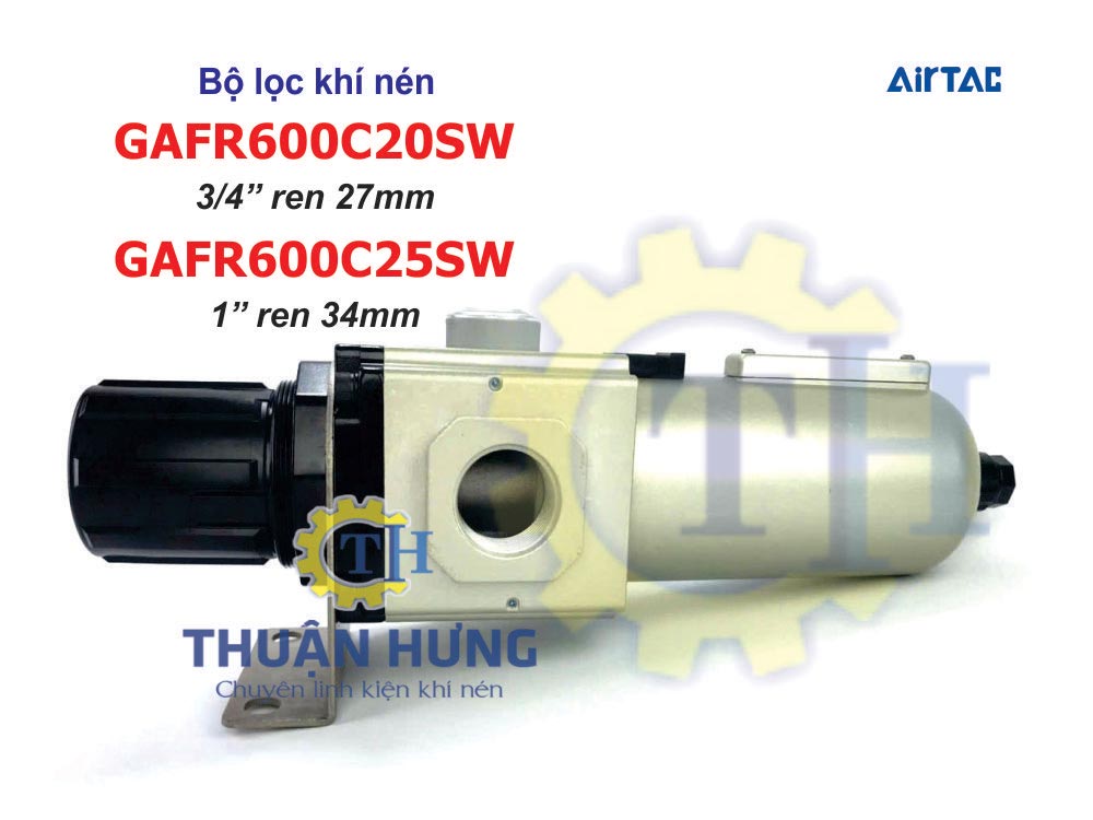 cong-vao-bo-loc-khi-nen-airtac-gafr600C20sw-gafr600c25sw Cổng vào bộ lọc khí nén Airtac GAFR600C20SW - GAFR600C25SW