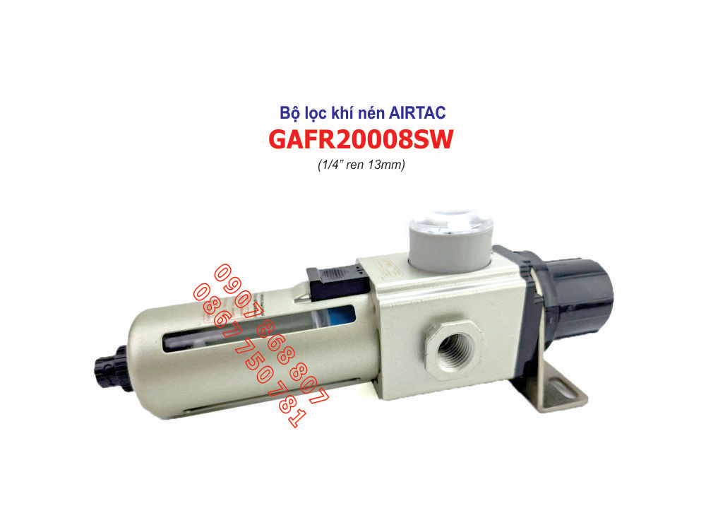 Cổng ra của bộ lọc đôi khí nén AIRTAC GAFR20008SW