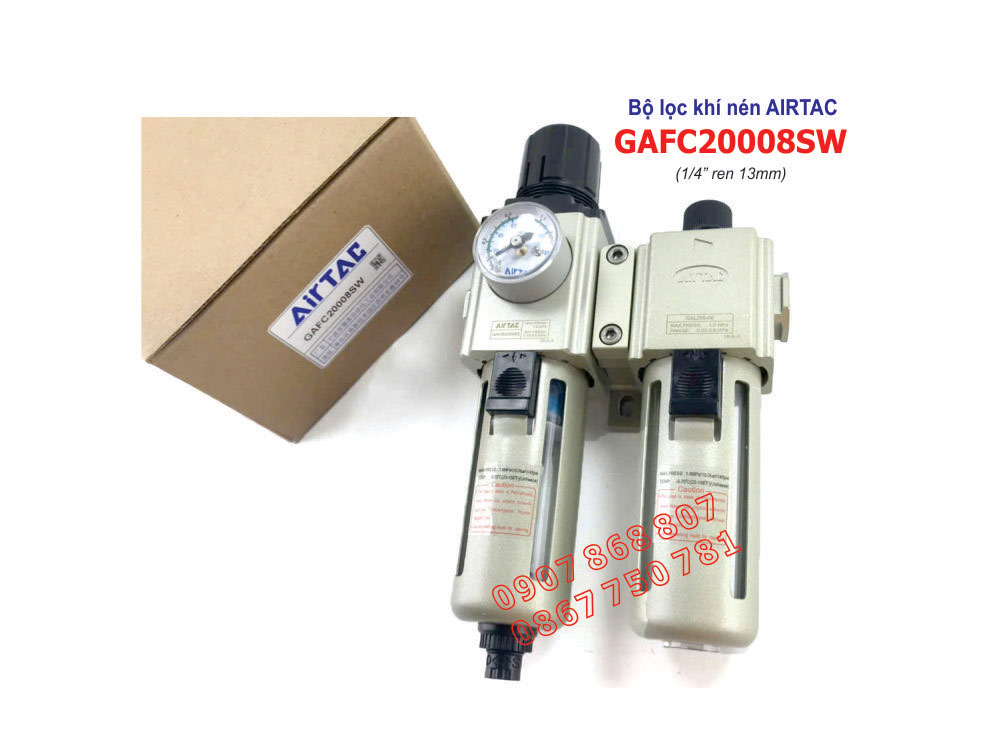Mặt trước của bộ lọc đôi khí nén GAFC20008SW